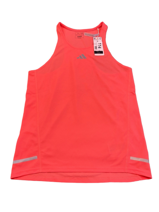 adidas Other - Adidas Aeroready Tank Top Racerback Reflective Peach Orange S Slim Fit NWT